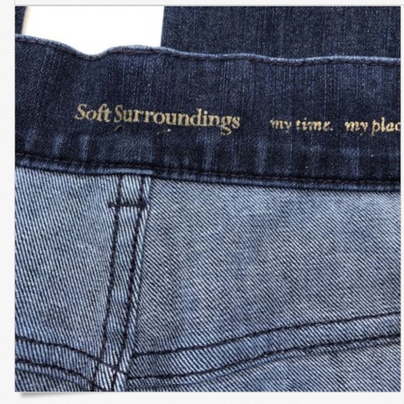Soft Surroundings Classic Jeans Slim Straight 12 - Picture 3 of 8